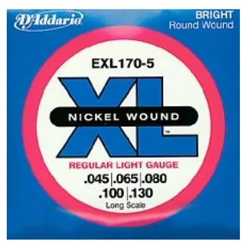 D'addario EXL170-5 long scale 5-STRING 45-130 nickel wound