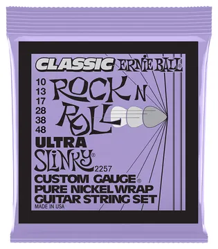 Electric Guitar Strings 10-48 Classic Rock N Roll Slinky Pure Nickel 100% Genuine