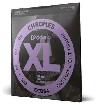 D'Addario Bass Chrome Custom Light
