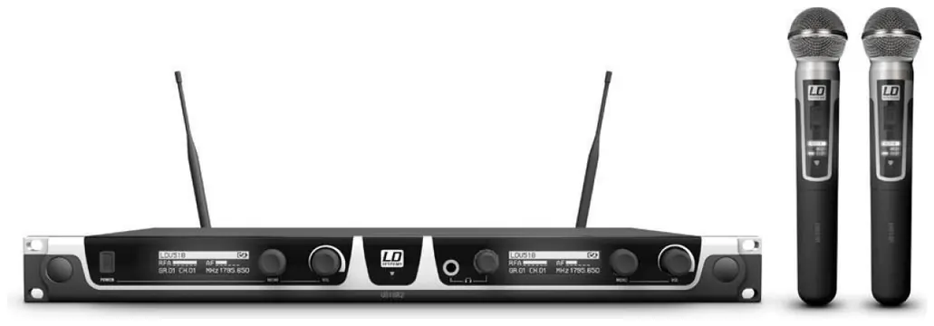 LD Systems U518 HHD 2 Dual Funkmikrofon Set