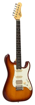 Crafter Charlote Strat Electric Guitar Tobacco Sunburst