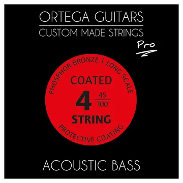Ortega ABP-4 Custom Made 4String Acoustic Bass Pro String Set