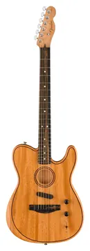 Fender American Acoustasonic Telecaster All-Mahogany Ebony Natural