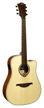 Lag T70DCE Tramontane Dreadnought Elektro-Akustik-Gitarre, natur