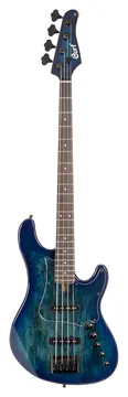 Cort Bassgitarre, GB-Fusion 4, Blue Burst, Gigbag, COGBFUSION4BBG