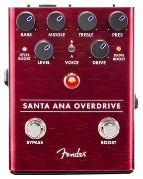 Fender Santa Ana Overdrive Pedal Effektgerät für E-Gitarre Stompbox