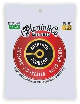 Martin Lifespan 2.0 MA170T string set 80/20 bronze