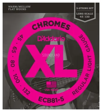D'Addario ECB81-5 045-132