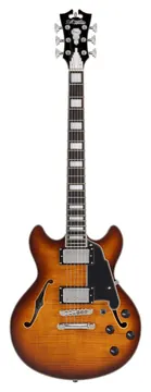 D'Angelico Premier Mini DC Dark Iced Tea Burst