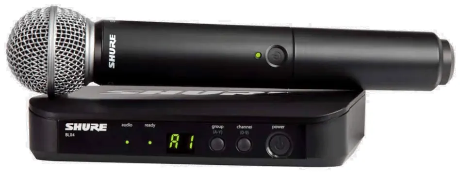 Shure BLX24-SM58 draadloze handheld microfoon