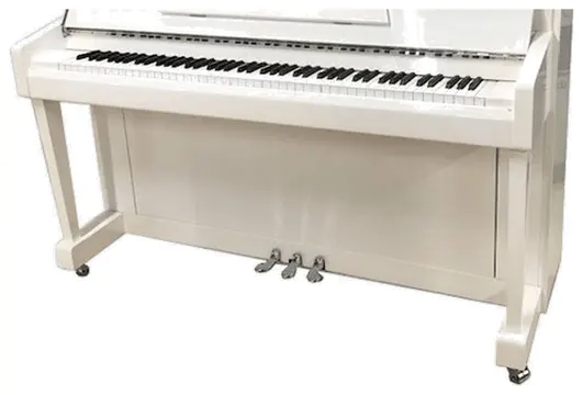 Rippen E-123 Wit Hoogglans Piano