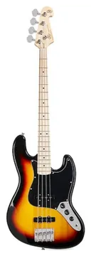 SX SBM1 Jazz style Bass Guitar with Bag | 3 Tone Sunburst