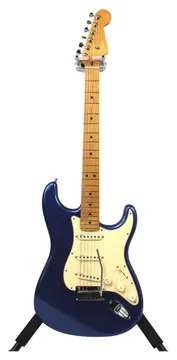 Fender American Ultra Stratocaster MN, Cobra Blue - Tweedehands