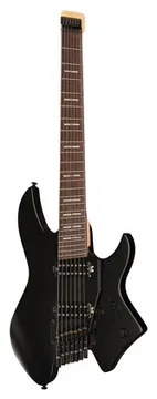 Larry Carlton X6 Headless 7 Black Satin