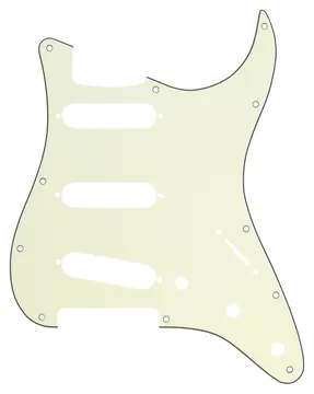 Fender Golpeador Stratocaster SSS 11-H 3 Capas Mint Green