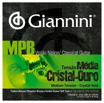 Giannini Encordoamento Para Violão Giannini Genwg NY