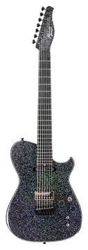 Manson Guitar Works MB-1 Standard 7-String Electric Guitar, Night Sky Hollow Sparkle