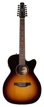 Seagull S12 CH CW Spruce Electro-Acoustic Guitar ~ Sunburst GT ~ PreSys II
