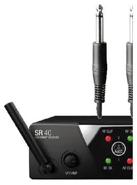 AKG Doppio Radiomicrofono Archetto Professionale Sistema Wireless AKG WMS40 Pro Mini Dual Set + HCM23AK
