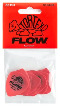 Dunlop Tortex Flow Std. Picks 0,50 Player's Pack 12 Stück