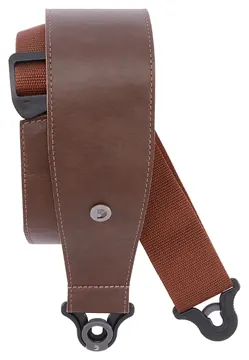 D'Addario Gitarrengurt Comfort Leather Auto Lock 3,0" Brown