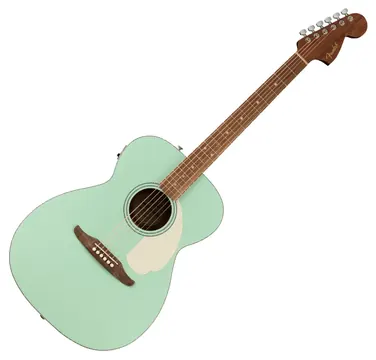 Fender California Standard Monterey E Spruce Top Ivory Pickguard Surf Green Amplificata