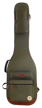 Tagima Bag Tagima Para Contrabaixo 20mm Solid Trip Color GRBR Verde e Marrom