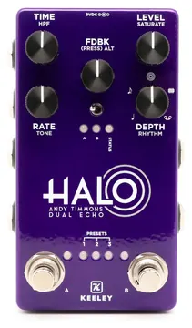 Keeley Andy Timmons Dual Echo (Signature Dual Delay) 2k24 Purple LTD
