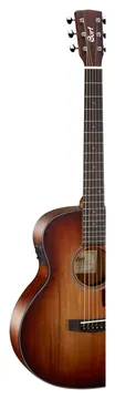 Cort COLCJBWFOPLB, CORT Westerngitarre, Little CJ, Open Pore Light Burst, Preamp, Tasche