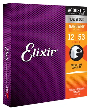 Elixir Nanoweb 80/20 Bronze 11052