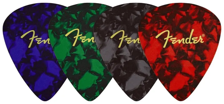 Fender Onderzetters - Pick Shape Logo Coasters - 4 pack
