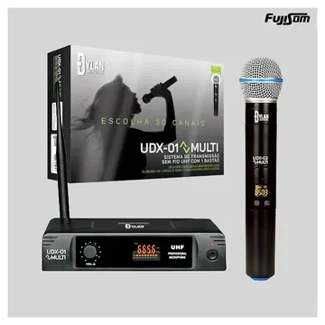 Dylan Microfone Dylan Sem Fio Single Udx 01 Uhf | Fujisom
