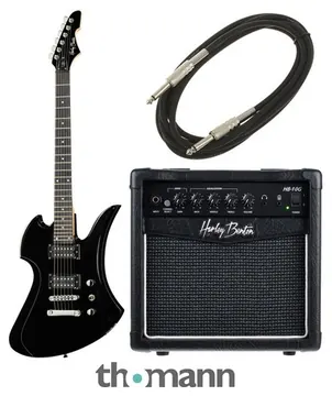 Harley Benton MB-20BK Rock Series Bundle