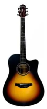 Crafter HD-100CE OP cutaway vintage sunburst