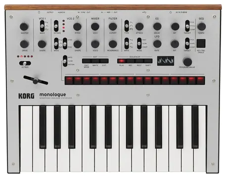 Korg MONOLOGUE SV Sintetizzatore analogico programmabile 25tasti Midi e USB Midi