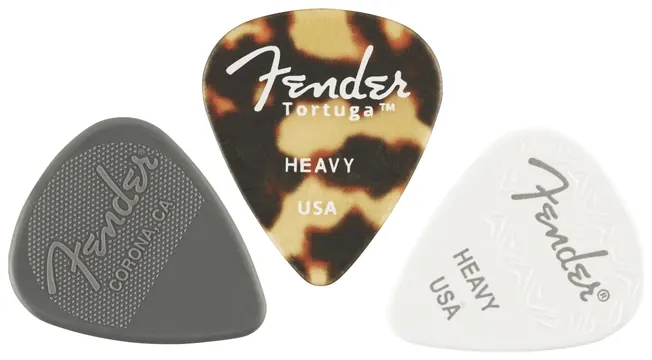 Fender 351 Material Medley Multicolor 6-PACK Picks