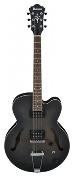 Ibanez Af55-Tkf Chitarra Semiacustica Transparent Black Flat
