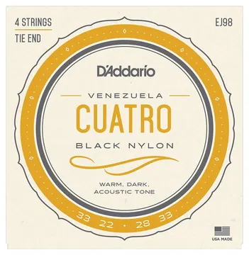 D'Addario EJ98 Cuatro-Venezuela Instrument Guitar Strings
