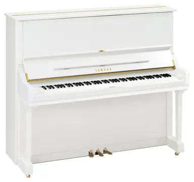 Yamaha U3 SQ Klavier - weiß poliert