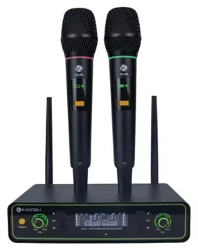 Kadosh Microfone Duplo Kadosh sem Fio K422M