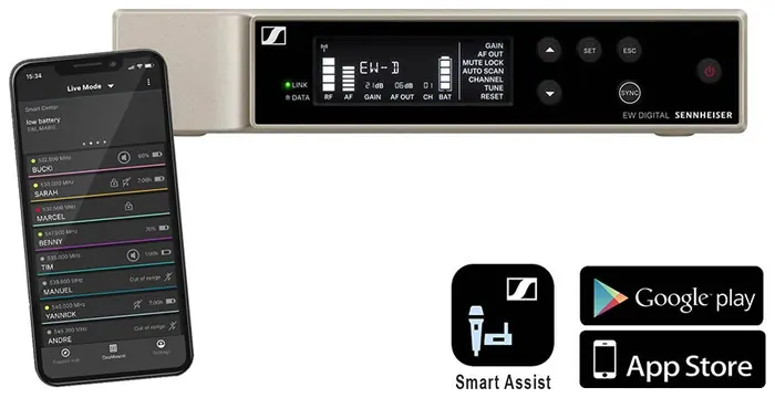 Sennheiser EW-Digital EWD SKMseS1 wireless handheld base set with SKM handheld (without capsule)
