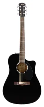 Fender CD-60SCE Dreadnought Black