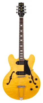 Heritage Custom Shop Core Collection H-530 Electric Guitar with Case, Antique Natural