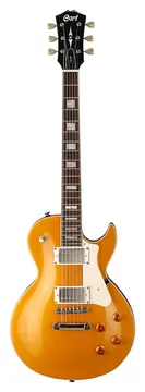 Cort CR200 GT E/VW Linha Classic Rock Les Paul Gold Top C/ Escudo Creme e Escala Escura