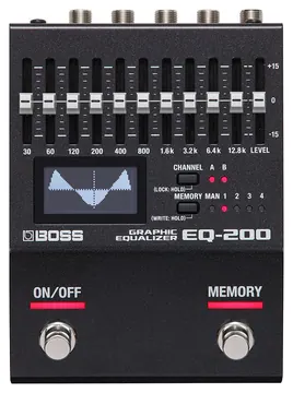 Boss EQ-200 Graphic Equalizer Equalizzatore grafico a pedale per chitarra