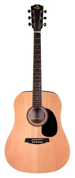 Prodipe SD25 Guitare Folk Acoustique Auditorium Naturelle