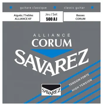 Savarez Encordoamento Savarez Alliance Corum Violão Nylon 500AJ Tensão Pesada