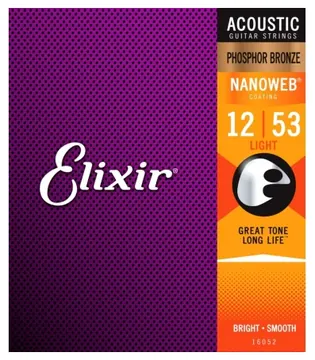 Elixir Nanoweb Light Phosphor Bronze