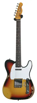 Fender Custom Shop 1961 Telecaster Heavy Relic Faded Aged Bleached 3 Colour Sunburst #CZ587372