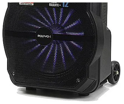 Polyvox Caixa Ativa 12" Multiuso 300W BT/USB XC-512 - Polyvox